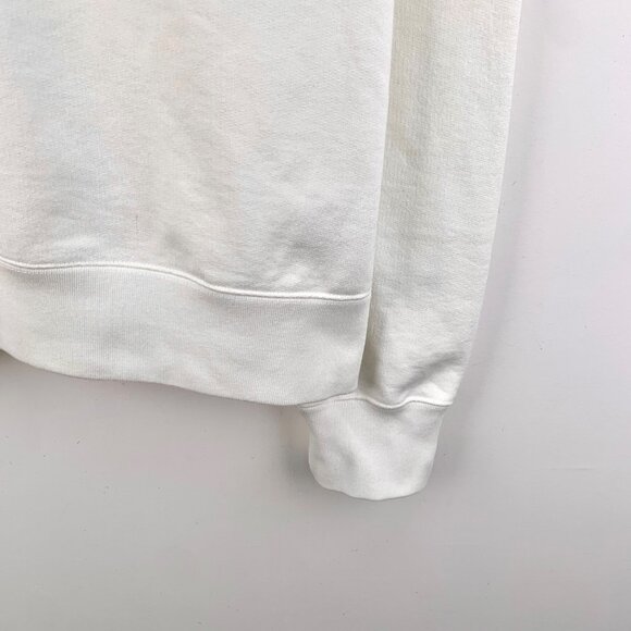 Dior White logo embroidered cotton sweatshirt - Picture 5 of 9